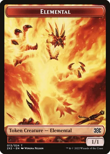 Elemental, Magic card T2X2 13 — Double Masters 2022 Tokens set