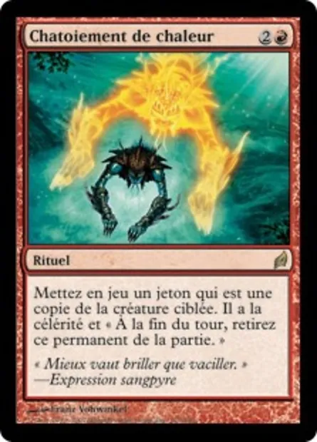 Chatoiement de chaleur, carte Magic LRW 175 — extension Lorwyn