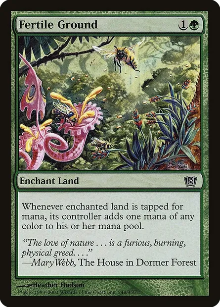 Fertile Ground, Magic card 8ED 248★ — Eighth Edition set