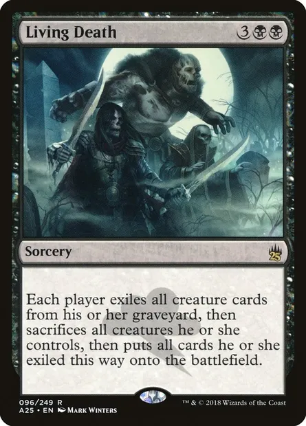 Living Death, Magic card A25 96 — Masters 25 set