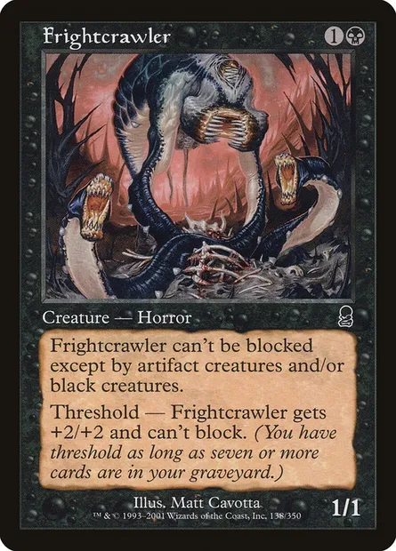 Frightcrawler, Magic card ODY 138 — Odyssey set