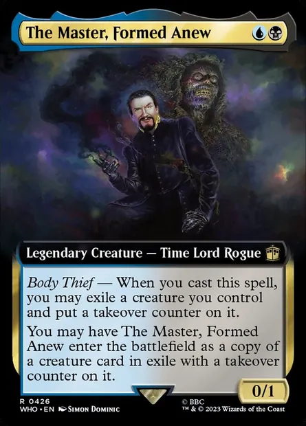 The Master, Formed Anew, Magic card WHO 426 — Doctor Who set