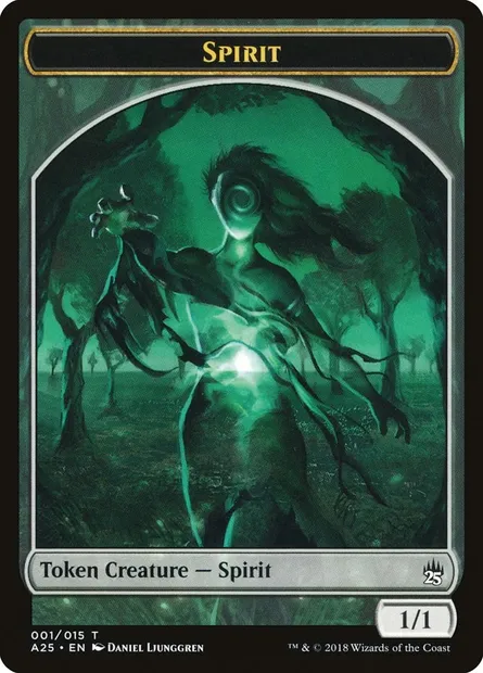 Spirit, Magic card TA25 1 — Masters 25 Tokens set