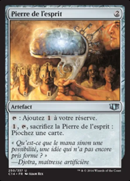 Pierre de l'esprit, carte Magic C14 250 — extension Commander 2014