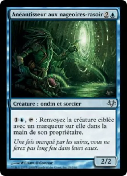 Anéantisseur aux nageoires-rasoir, carte Magic EVE 28 — extension Coucheciel