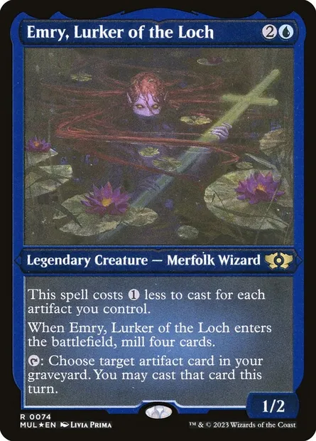 Emry, guetteuse du loch, carte Magic MUL 74 — extension Multiverse Legends
