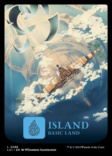 Island, Magic card LCI 288 — The Lost Caverns of Ixalan set