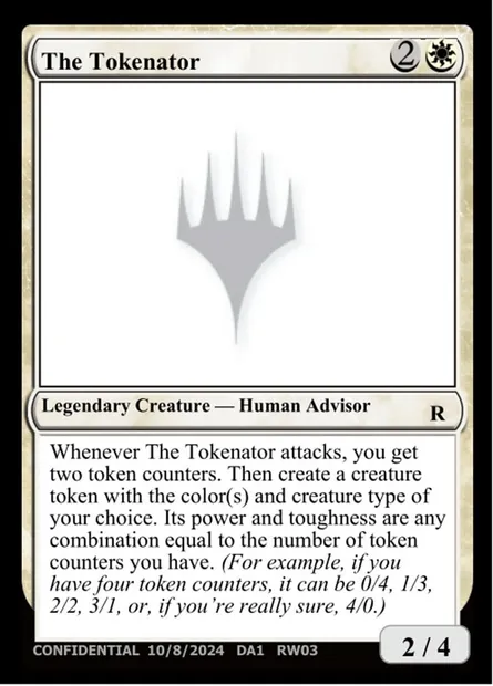 The Tokenator, Magic card UNK RW03g — Unknown Event set
