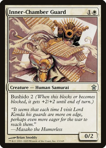 Inner-Chamber Guard, Magic card SOK 13 — Saviors of Kamigawa set