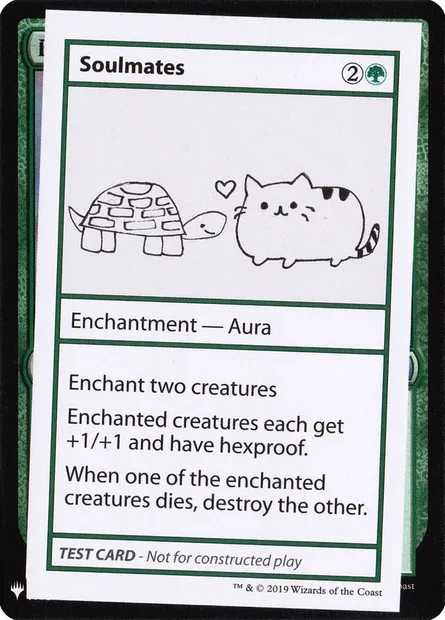 Soulmates, carte Magic CMB1 84 — extension Mystery Booster Playtest Cards 2019
