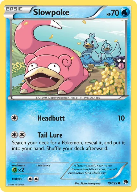 Slowpoke, Pokémon card BKP 19 — BREAKpoint set