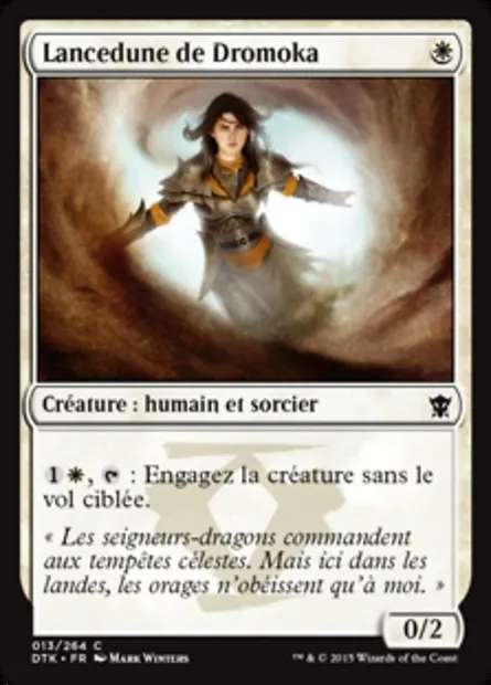 Lancedune de Dromoka, carte Magic DTK 13 — extension Les Dragons de Tarkir
