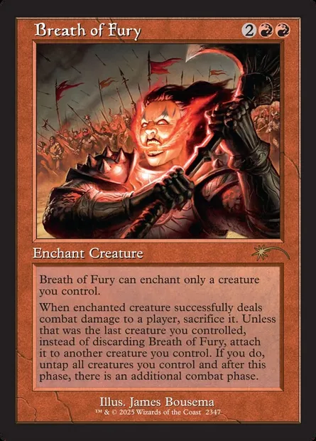 Breath of Fury, Magic card SLD 2347 — Secret Lair Drop set