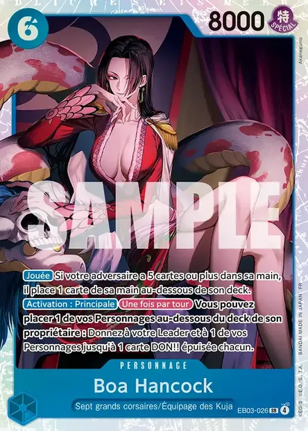 Boa Hancock, carte One Piece EB03-026 — extension ONE PIECE HEROINES EDITION