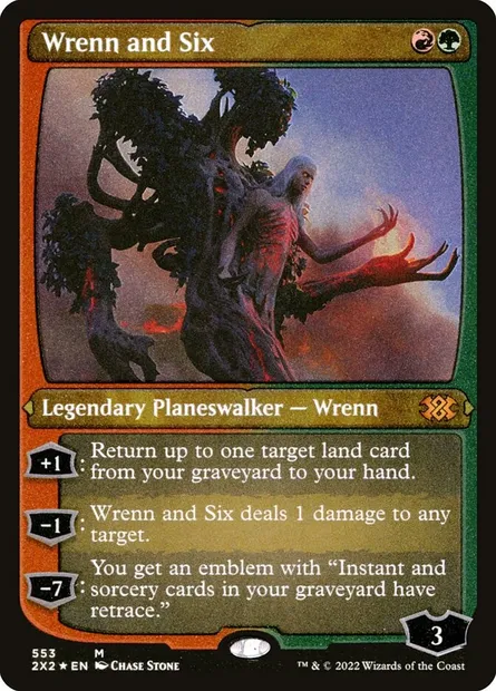 Wrenn and Six, Magic card 2X2 553 — Double Masters 2022 set