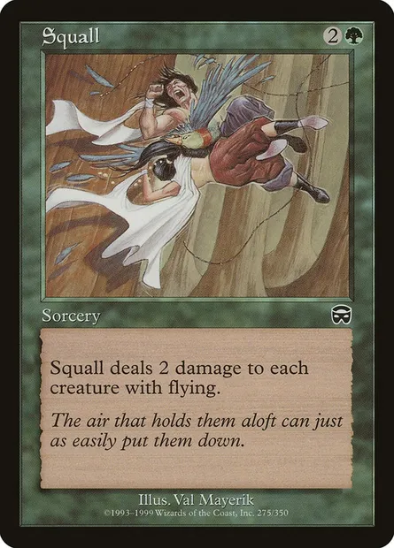 Squall, Magic card MMQ 275 — Mercadian Masques set