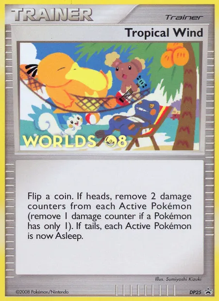 Tropical Wind, Pokémon card DP 25 — DP Black Star Promos set