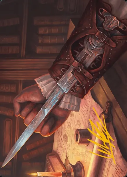 Hidden Blade // Hidden Blade, Magic card AACR 9 — Assassin's Creed Art Series set