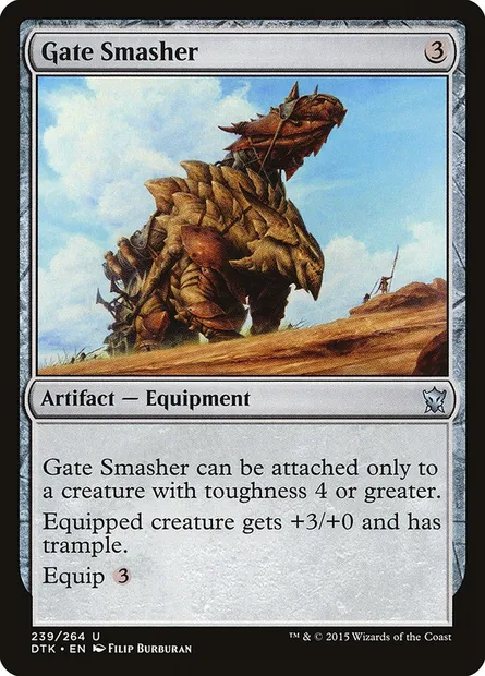 Gate Smasher, Magic card DTK 239 — Dragons of Tarkir set