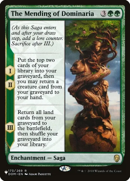 The Mending of Dominaria, Magic card PLST DOM-173 — The List set
