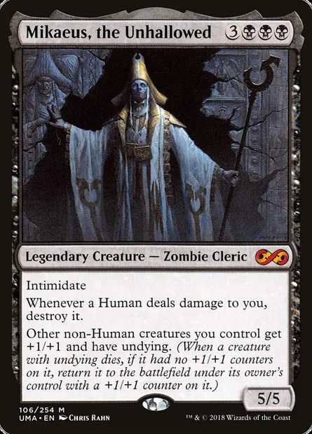 Mikaeus, the Unhallowed, Magic card UMA 106 — Ultimate Masters set
