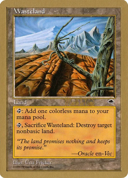 Wasteland, Magic card WC99 mlp330 — World Championship Decks 1999 set
