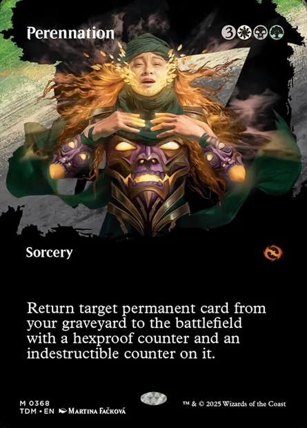 Perennation, Magic card TDM 368 — Tarkir: Dragonstorm set