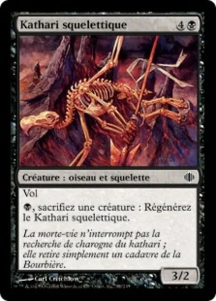 Kathari squelettique, carte Magic ALA 88 — extension Les éclats d'Alara