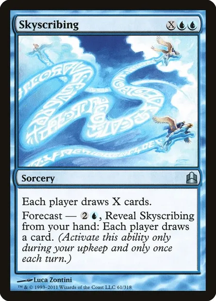 Skyscribing, Magic card CMD 61 — Commander 2011 set