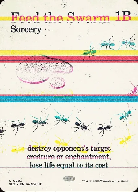 Feed the Swarm, Magic card SLZ 283 — The Zeta Set set
