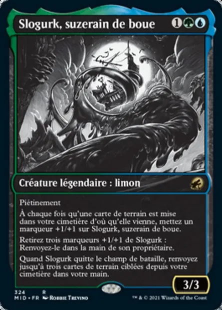 Slogurk, suzerain de boue, carte Magic MID 324 — extension Innistrad : chasse de minuit