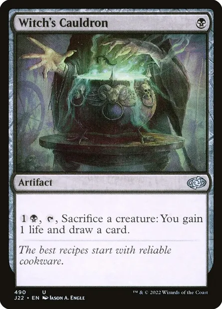 Witch's Cauldron, Magic card J22 490 — Jumpstart 2022 set