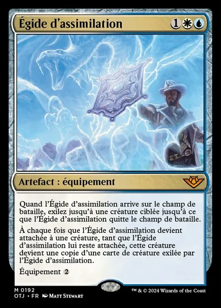 Égide d'assimilation, carte Magic OTJ 192 — extension Outlaws of Thunder Junction