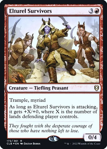 Elturel Survivors, Magic card PCLB 172s — Battle for Baldur's Gate Promos set