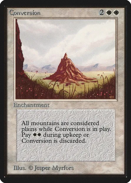 Conversion, Magic card LEB 16 — Limited Edition Beta set