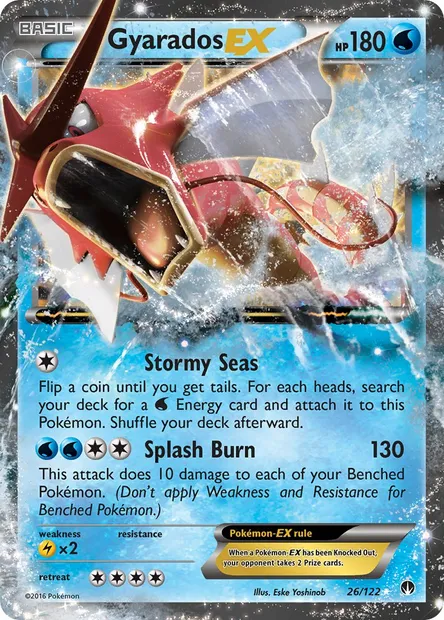 Gyarados EX, Pokémon card BKP 26 — BREAKpoint set