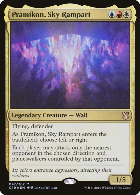 Pramikon, Sky Rampart, Magic card C19 47 — Commander 2019 set