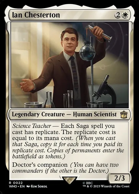 Ian Chesterton, Magic card WHO 22 — Doctor Who set