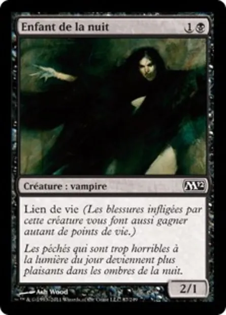 Enfant de la nuit, carte Magic M12 87 — extension Magic 2012