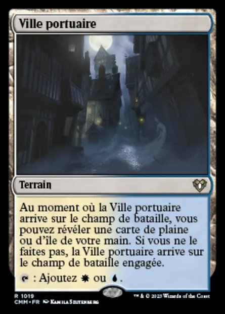 Ville portuaire, carte Magic CMM 1019 — extension Commander Masters