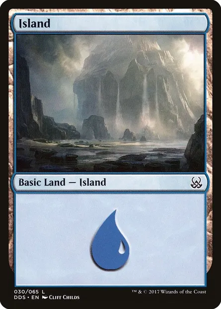 Island, Magic card DDS 30 — Duel Decks: Mind vs. Might set