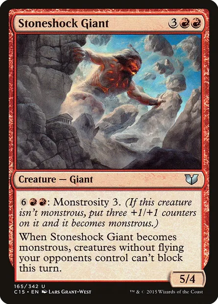 Stoneshock Giant, Magic card C15 165 — Commander 2015 set