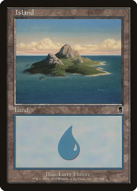 Île, carte Magic ODY 337 — extension Odyssée