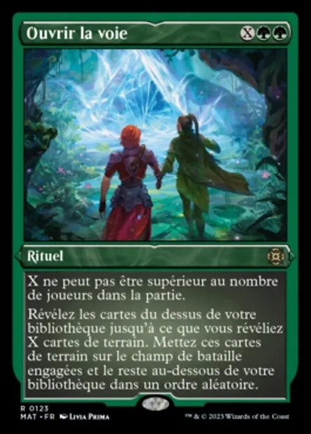 Ouvrir la voie, carte Magic MAT 123 — extension L'invasion des machines : le jour d'après