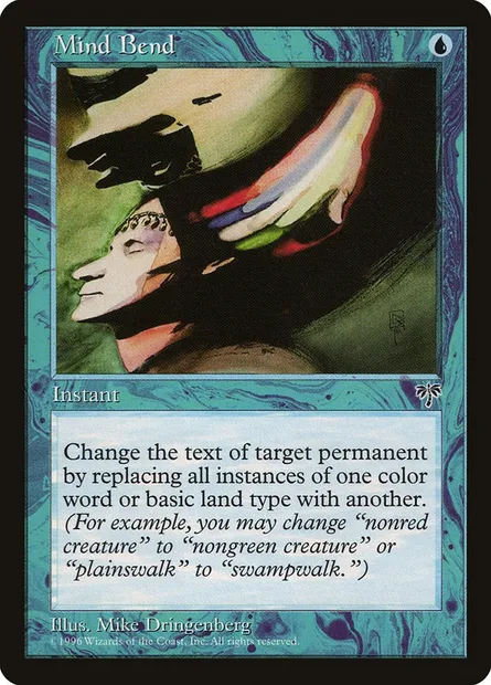 Mind Bend, Magic card MIR 77 — Mirage set