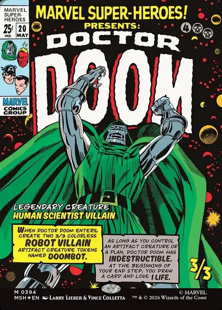 Doctor Doom, Magic card MSH 394 — Marvel Super Heroes set