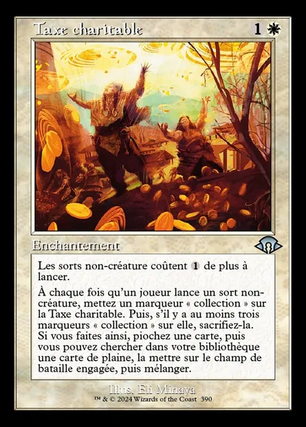 Taxe charitable, carte Magic MH3 390 — extension Modern Horizons 3