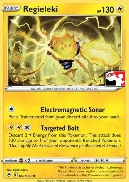 Regieleki, Pokémon card PPS 051-3 — Play! Pokémon Prize Pack Series set