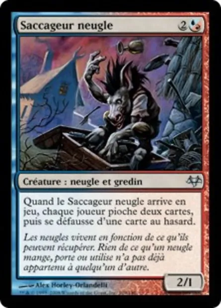 Saccageur neugle, carte Magic EVE 109 — extension Coucheciel