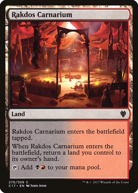 Rakdos Carnarium, Magic card C17 270 — Commander 2017 set